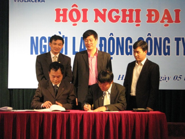 Công ty CP Viglacera Hạ Long tổ chức Hội nghị người lao động năm 2013